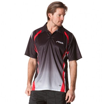 Теннисная рубашка Stiga Stream (черный)