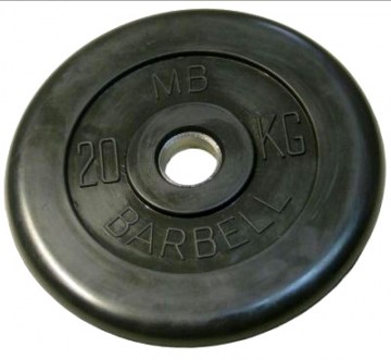 Грифы, диски, гантели Barbell Олимпийские диски 20 кг 26 мм